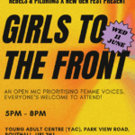 Flyer for Girls to the Front